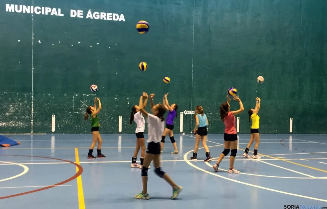 Imagen del campus de voley. 
