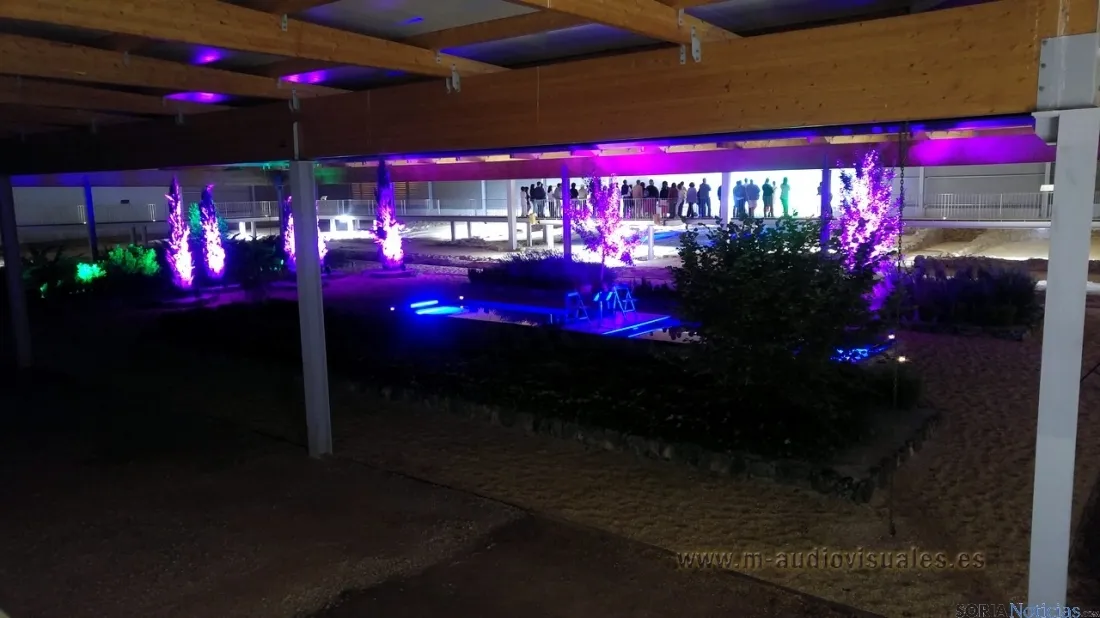Belleza y arte en la velada nocturna. MA