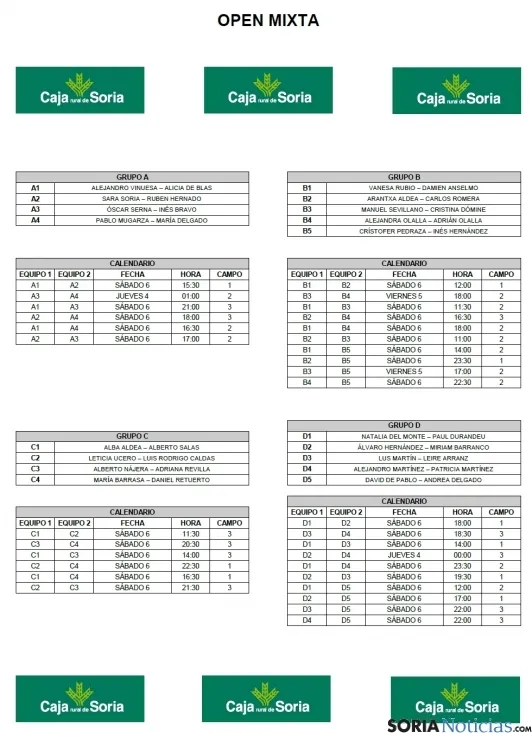 Imágenes del calendario.
