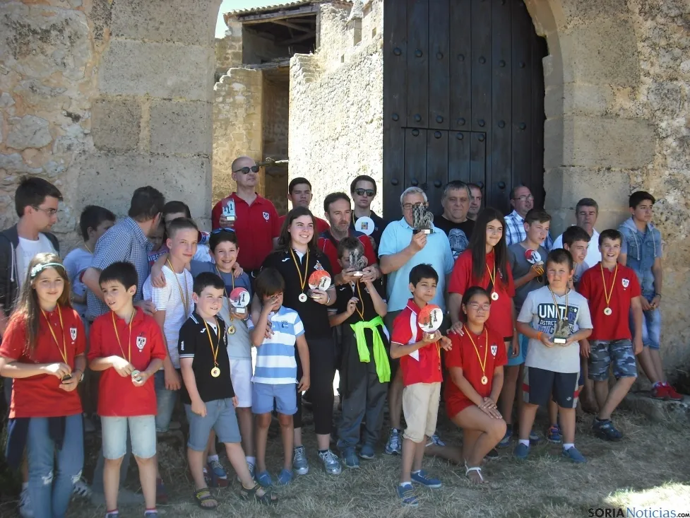 Premiados en el trofeo de ajedrez de Almenar.