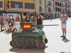 Una de las imágenes de este sábado en Almazán. / OTA