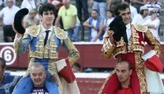 Una de las imágenes esta tarde de Domingo de Calderas./ SN