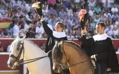 Una de las imágenes esta tarde de Domingo de Calderas./ SN