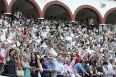 Una de las imágenes esta tarde de Domingo de Calderas./ SN