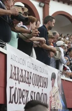 Una de las imágenes esta tarde de Domingo de Calderas./ SN