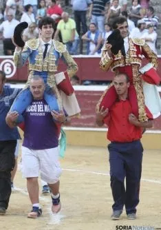 Una de las imágenes esta tarde de Domingo de Calderas./ SN