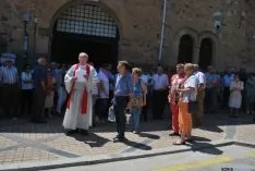 Una imagen de la bendición en el día de San Cristóbal en Soria. / SN