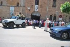 Una imagen de la bendición en el día de San Cristóbal en Soria. / SN