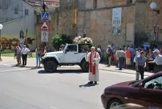 Una imagen de la bendición en el día de San Cristóbal en Soria. / SN