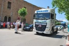 Una imagen de la bendición en el día de San Cristóbal en Soria. / SN