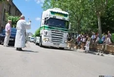 Una imagen de la bendición en el día de San Cristóbal en Soria. / SN