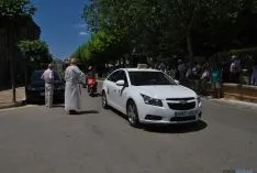 Una imagen de la bendición en el día de San Cristóbal en Soria. / SN