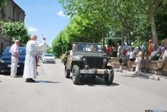 Una imagen de la bendición en el día de San Cristóbal en Soria. / SN