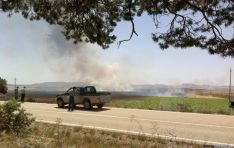 Imagen del incendio en las proximidades de Toranzo./SN 