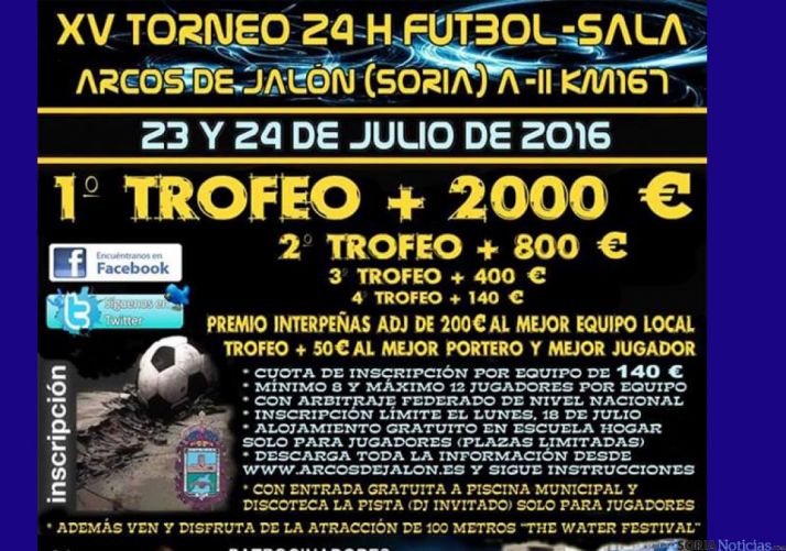 Las inscripciones, hasta el 18.