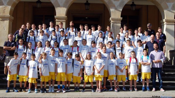 Los deportistas este viernes./Ayto.