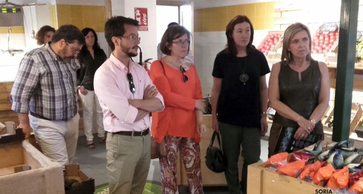 Salgueiro, (dcha.), con Heredia, Angulo, Cabezón y Alcalde. 