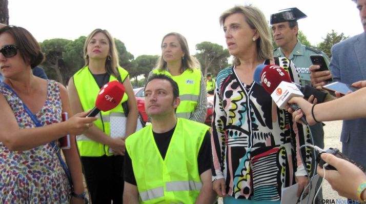 La delegada del Gobierno en la Comunidad presenta la campaña. / Subdelg.