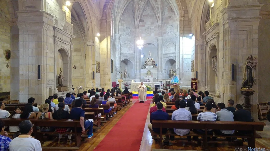 Ecuador celebra en Soria la fiesta de la Virgen del Cisne.