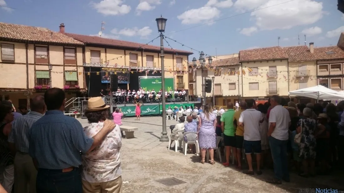 Imagen de la plaza estas fiestas./SN