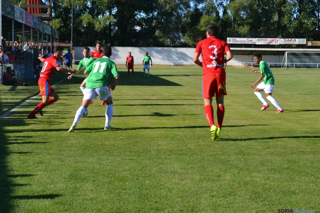 Imagen del partido disputado esta tarde. /SN