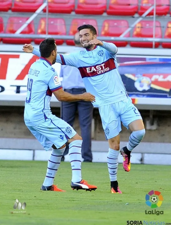 Celebración del gol. LFP