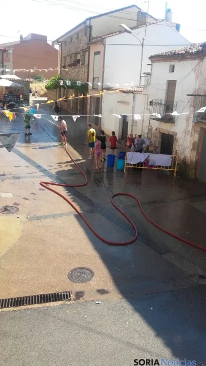 Imagen de las fiestas del barrio de Las Casas.