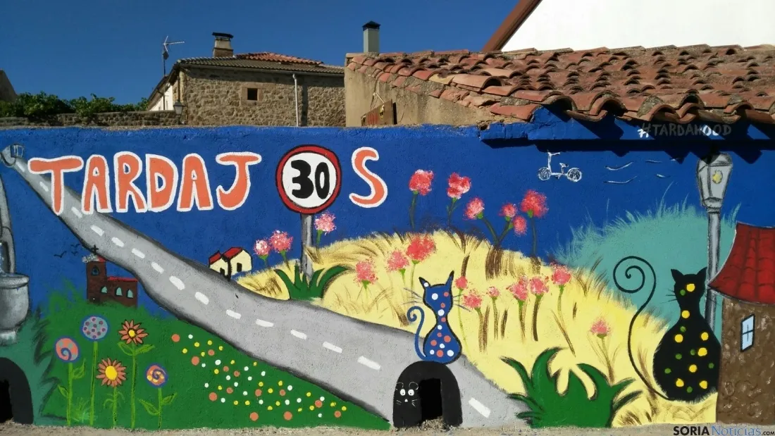 Imagen de la pintura mural de Tardajos de Duero. /SN