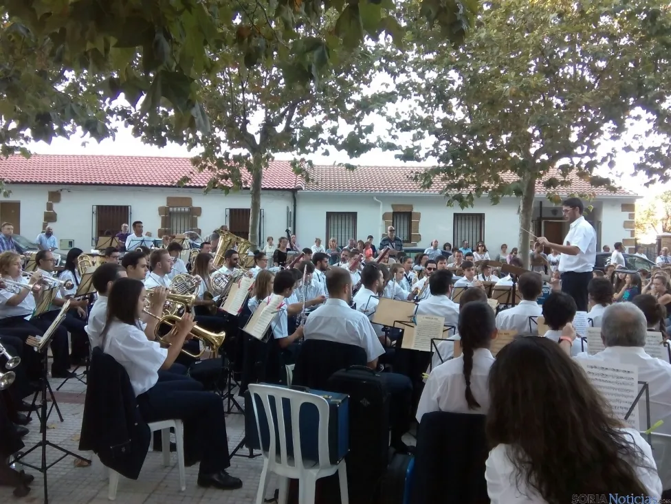 La Banda de Música, en concierto.