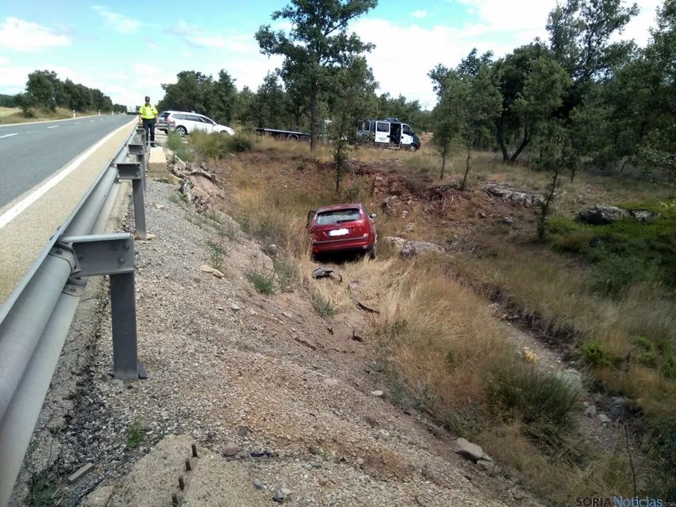 Espectacular salida de la vía sin consecuencias. / Ainalb Alomar