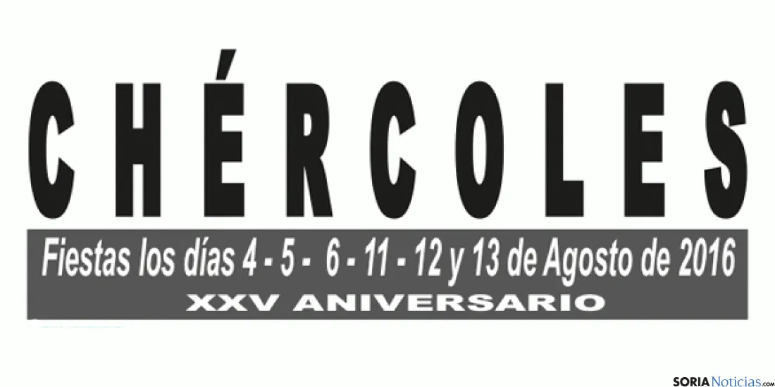 Destacado cartel Semana cultural de Chércoles, Soria.