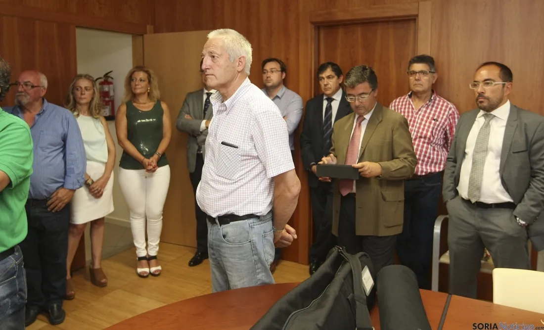 Visita del consejero de Fomento a Soria