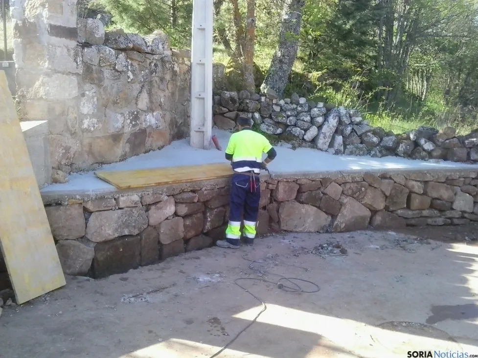 Obras realizadas en Oteruelos. /Ayto.