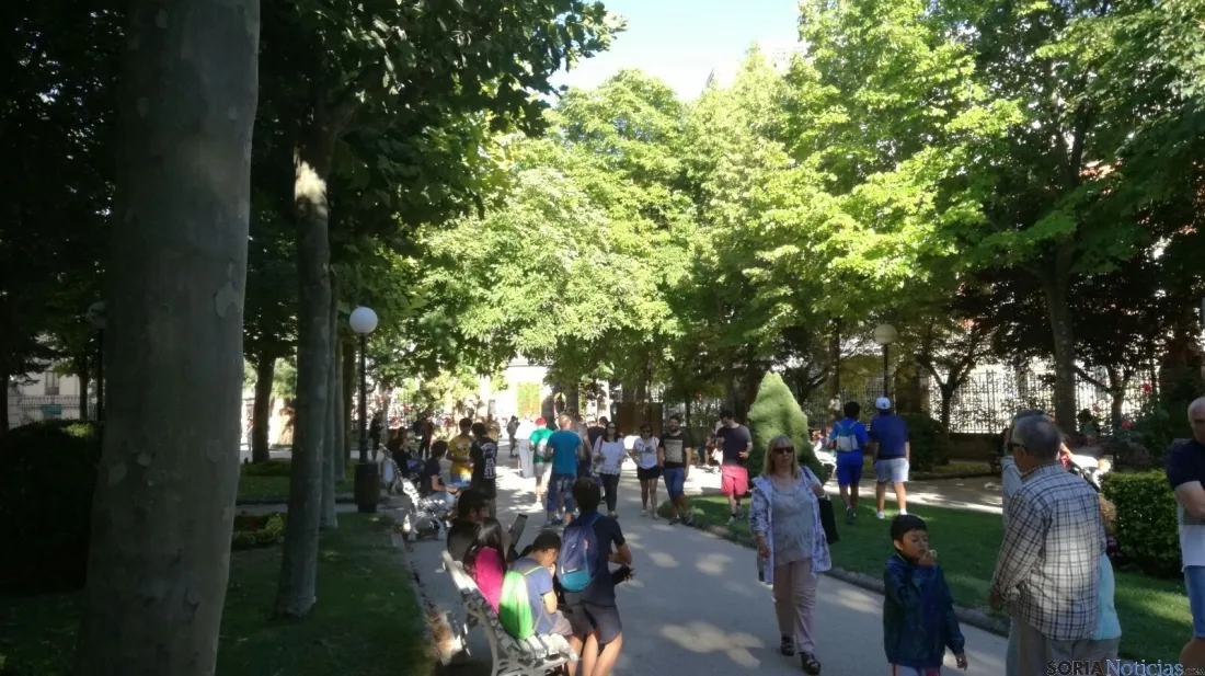 'Pokequedada' de esta tarde en el parque de la Dehesa, Soria.