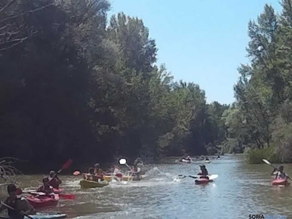 Interés y buen ambiente en el descenso del Duero.