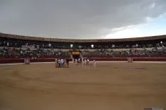 La lluvia presente en las fiestas de El Burgo. AG