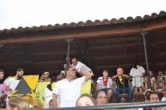 La lluvia presente en las fiestas de El Burgo. AG
