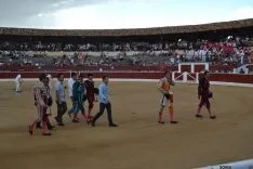 La lluvia presente en las fiestas de El Burgo. AG