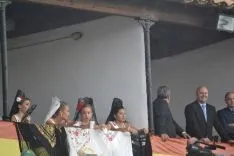 La lluvia presente en las fiestas de El Burgo. AG