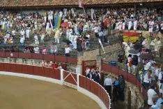 La lluvia presente en las fiestas de El Burgo. AG