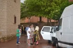 La lluvia presente en las fiestas de El Burgo. AG