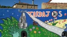 Imagen de la pintura mural de Tardajos de Duero. /SN