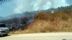 Imagen del incendio. / Á. Borque