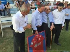 Imagen de la tarde de fútbol en Almazán CD Numancia, rojillos