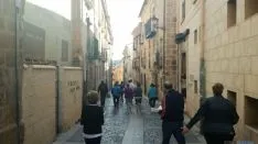 Diana de las fiestas de San Pedro a su paso por San Lorenzo.