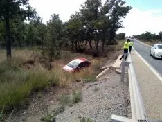 Espectacular salida de la vía sin consecuencias. / Ainalb Alomar