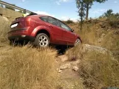 Espectacular salida de la vía sin consecuencias. / Ainalb Alomar