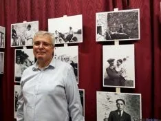 Manuel Abad, nieto del fotógrafo Ezequiel Tudela Calvo. /P.C.