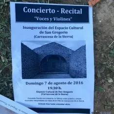 Concierto inaugural en el espacio San Gregorio