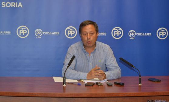 Adolfo Sainz, portavoz del PP en el Ayuntamiento de Soria.